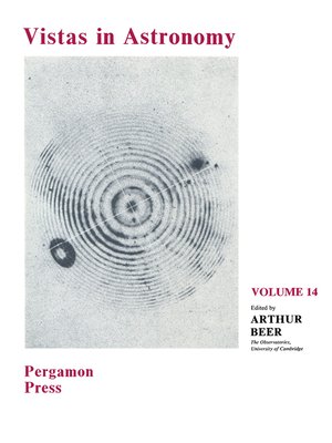 cover image of Vistas in Astronomy